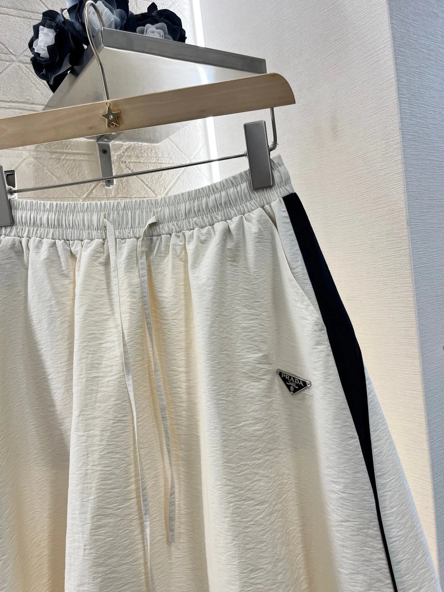 25Colorblocked Workwear Half Skirt
