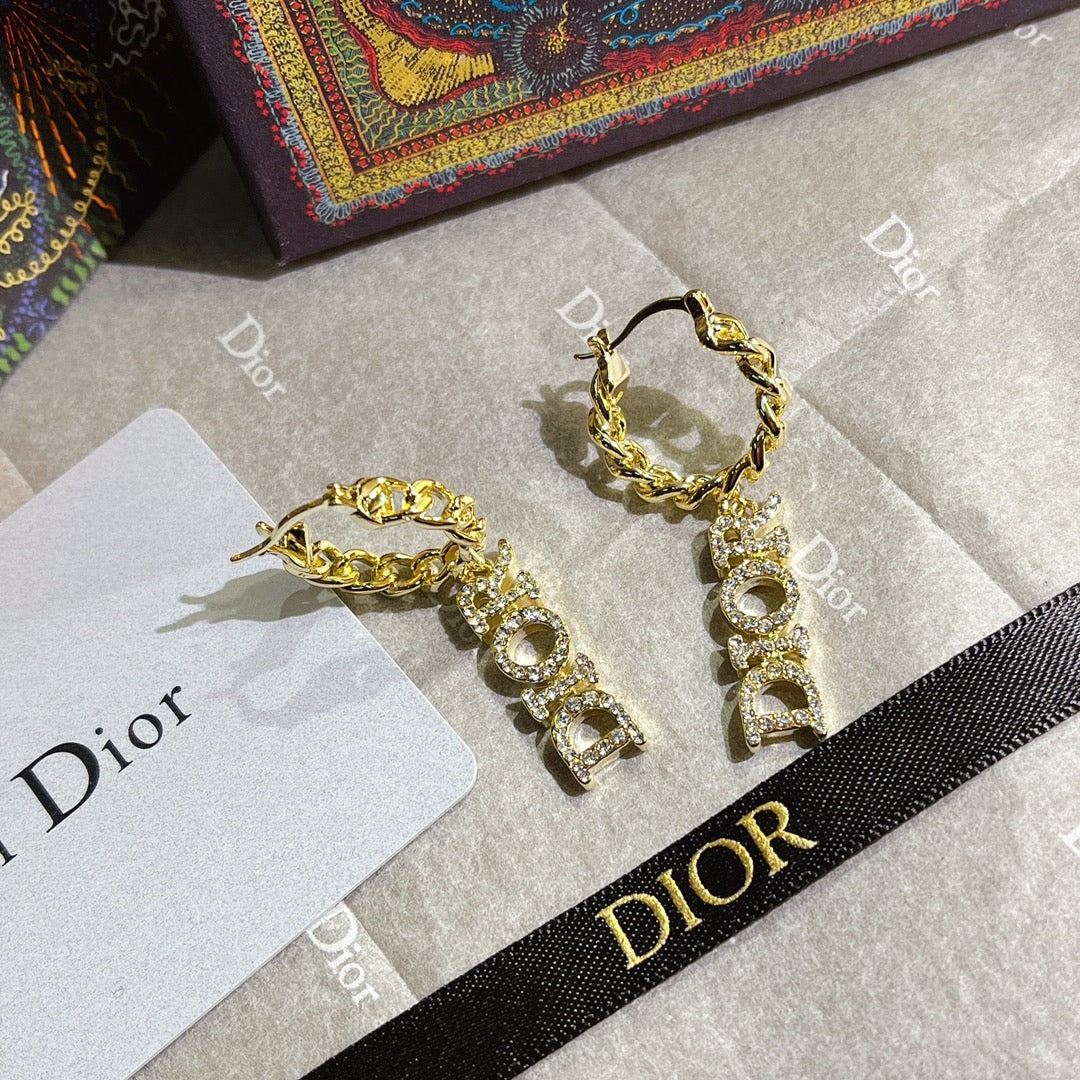 Hook Diamond Earrings