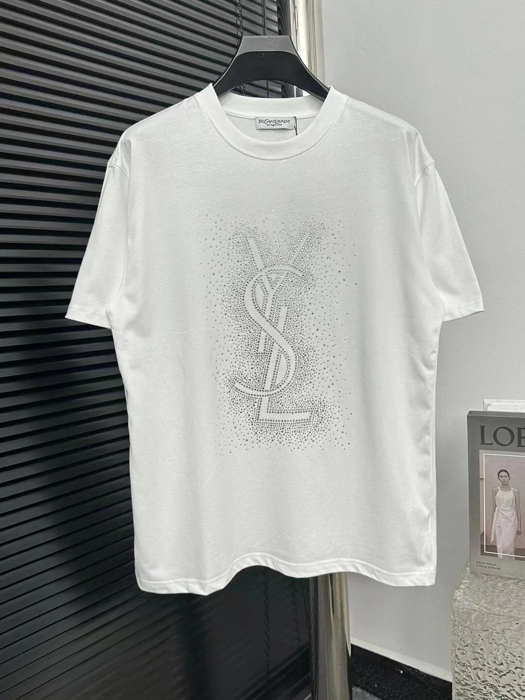 Austrian hot diamond short-sleeved T-shirt