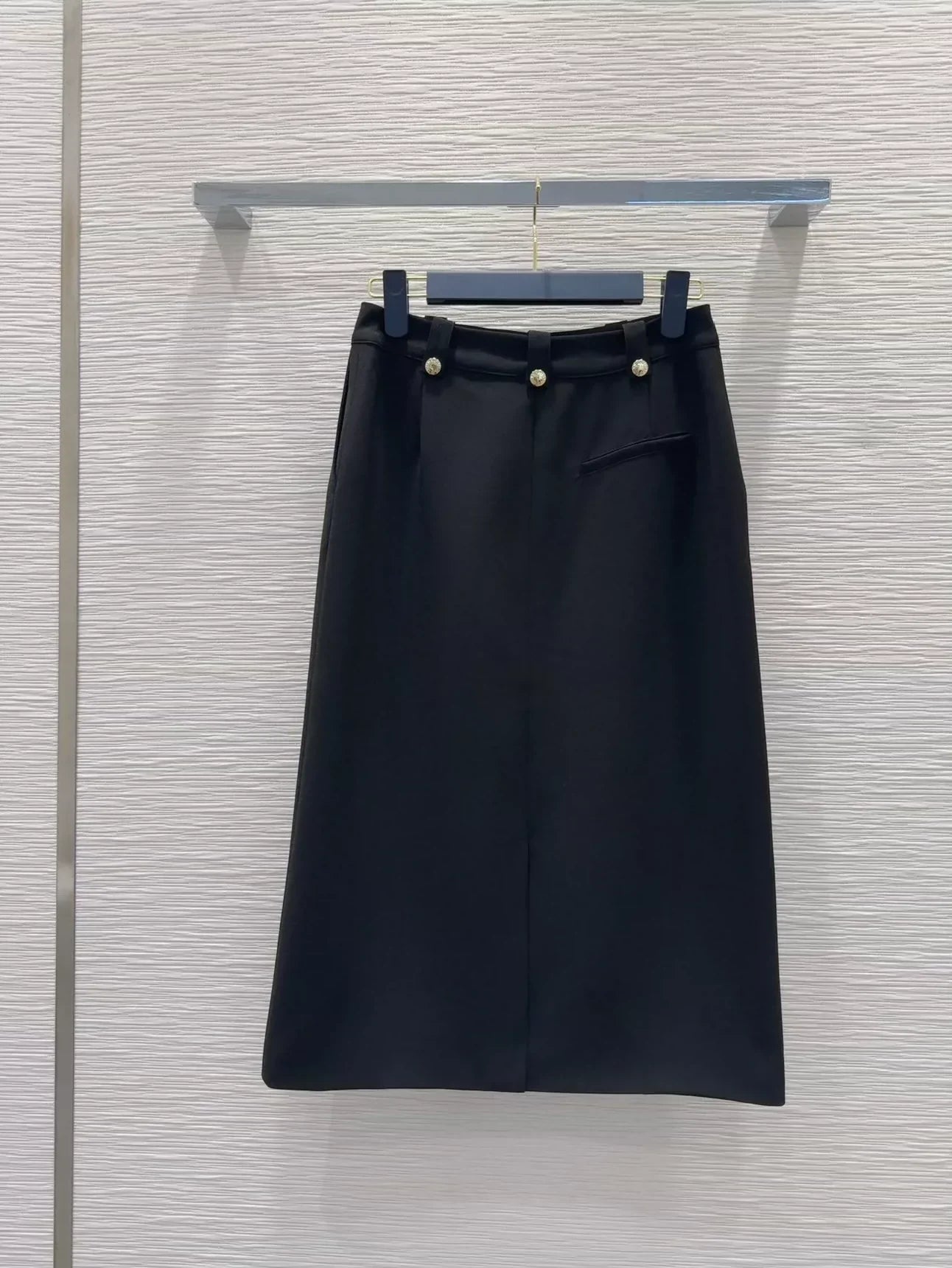 L 25 New Simple Zipper Half Skirt