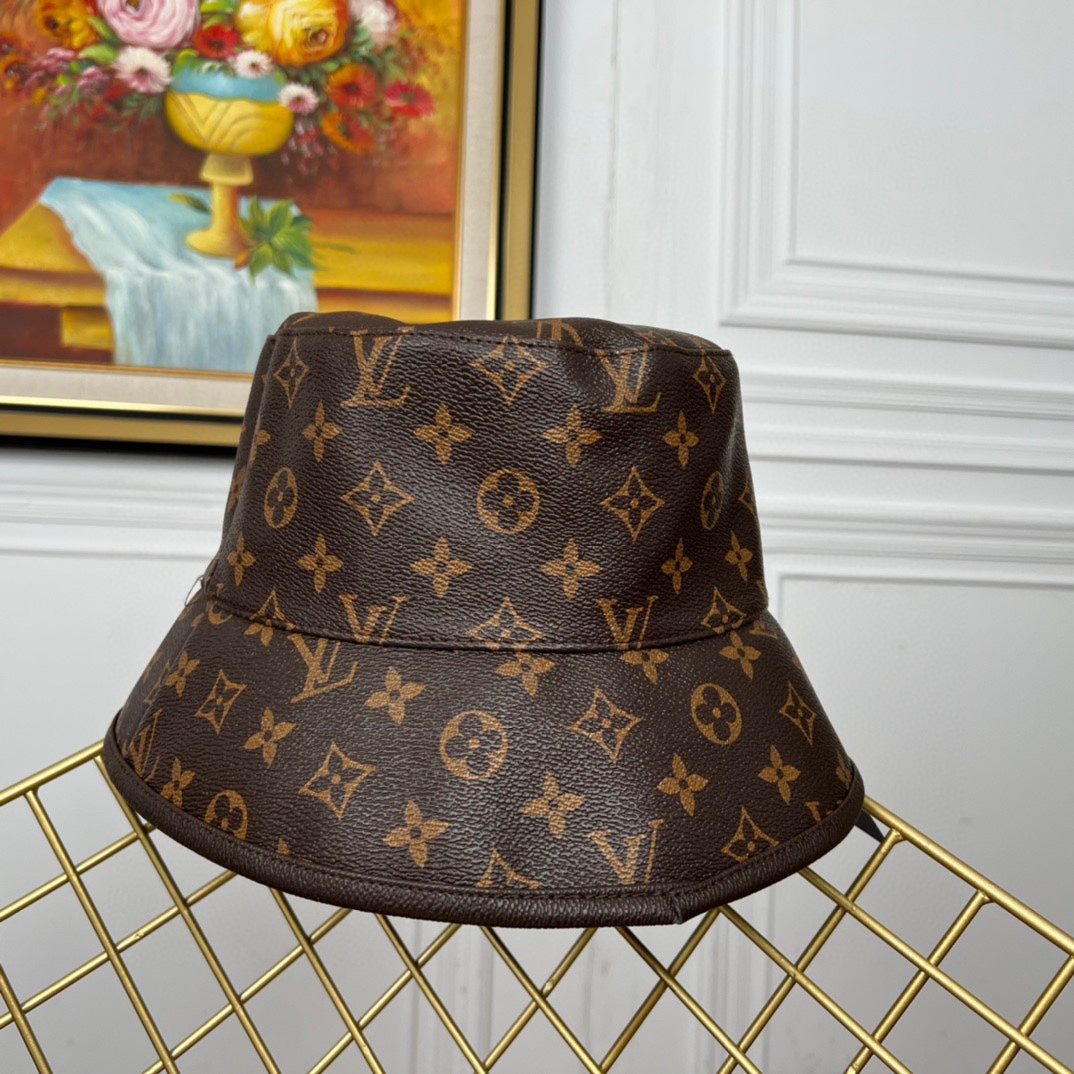 Classic Monogram Print Bucket Hat/Ball Cap