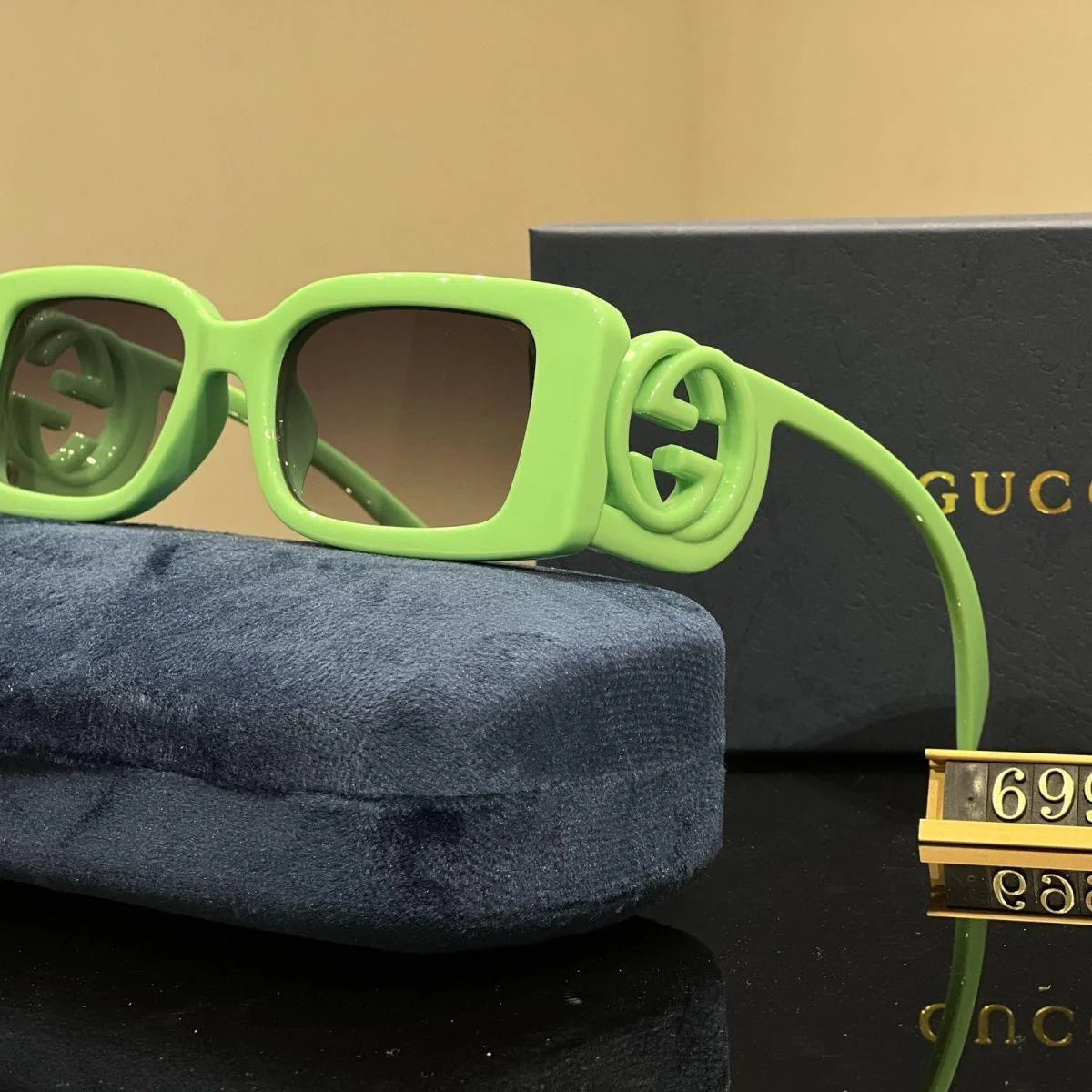 Square frame personalized small frame sunglasses