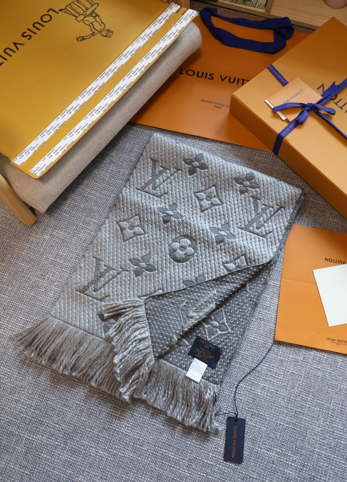 A century-old classic cashmere scarf