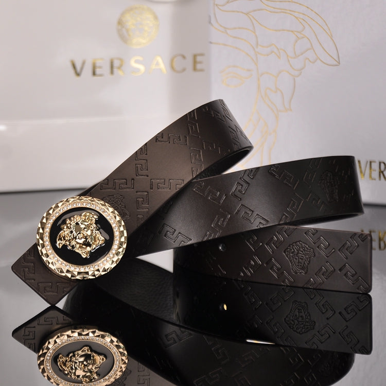 Medusa Leather Belt