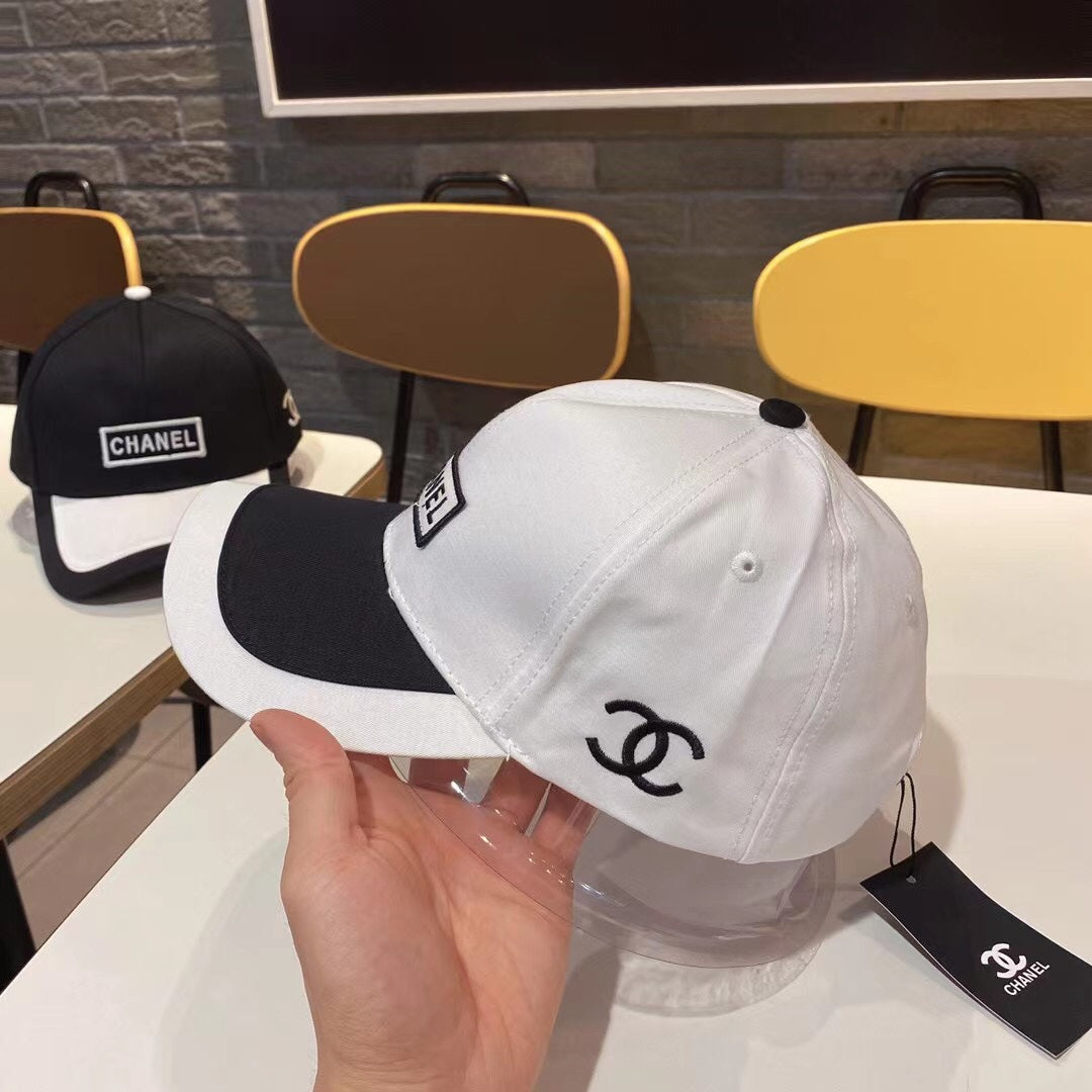 fashion letter double C printing baseball cap