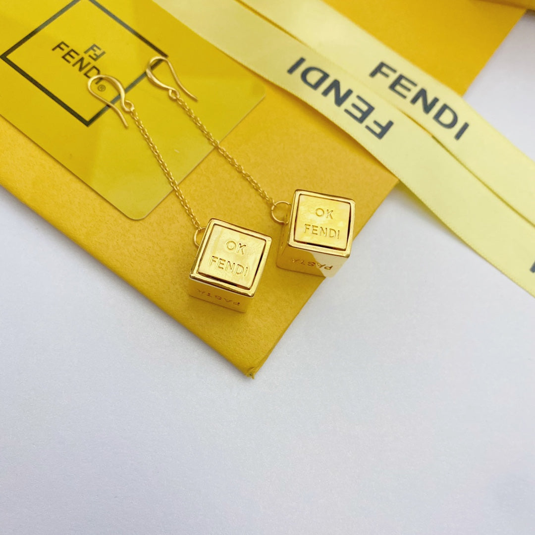 Cube Hook Earrings