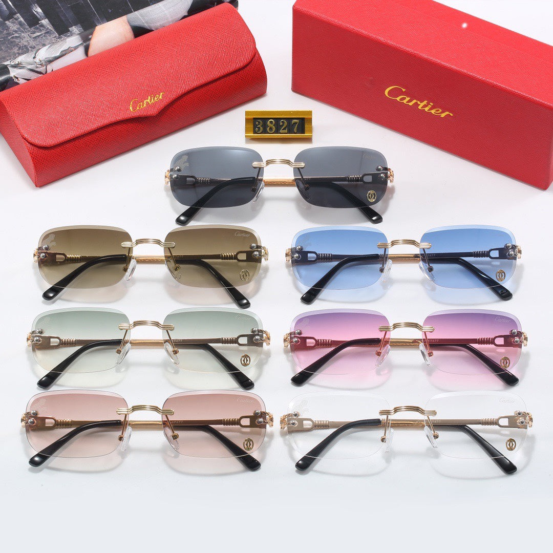 Rimless Sunglasses 3827