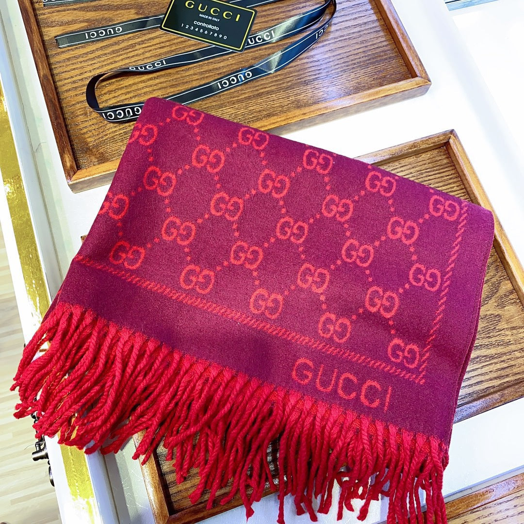 All-match Jacquard Fringed Scarf