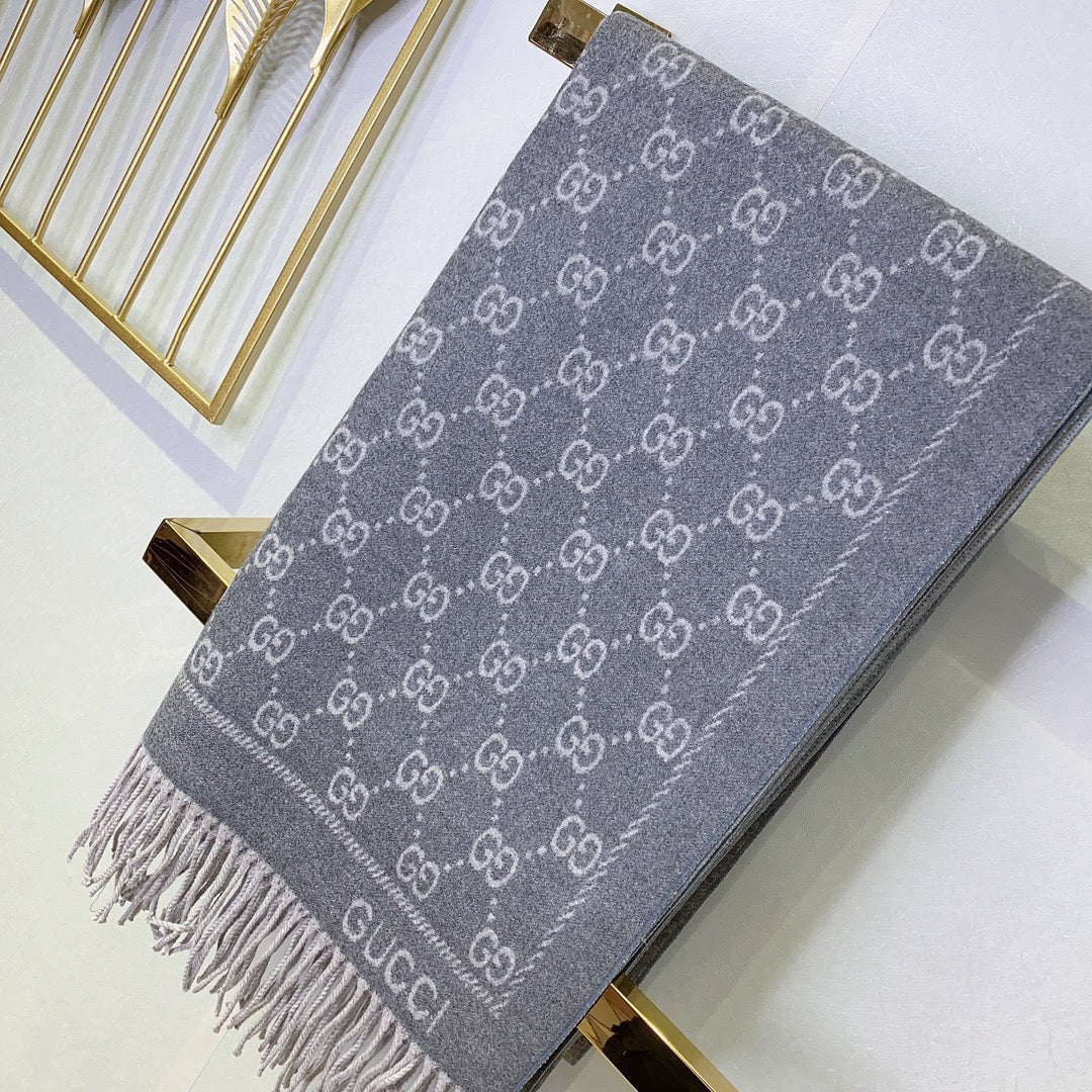 All-match Jacquard Fringed Scarf