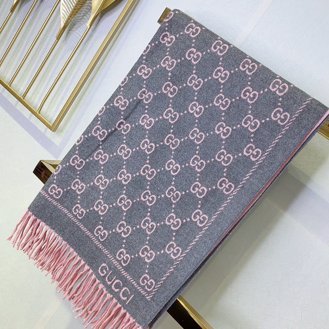 All-match Jacquard Fringed Scarf