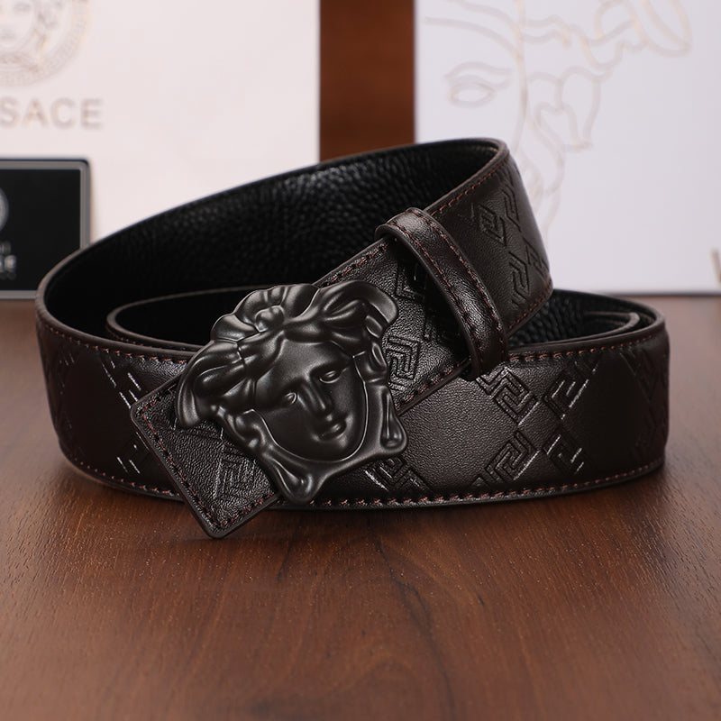 Medusa Leather Belt