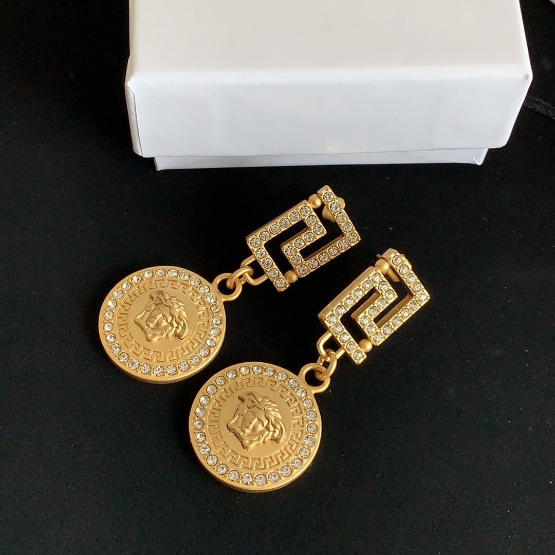 Vintage Diamond Maze Earrings