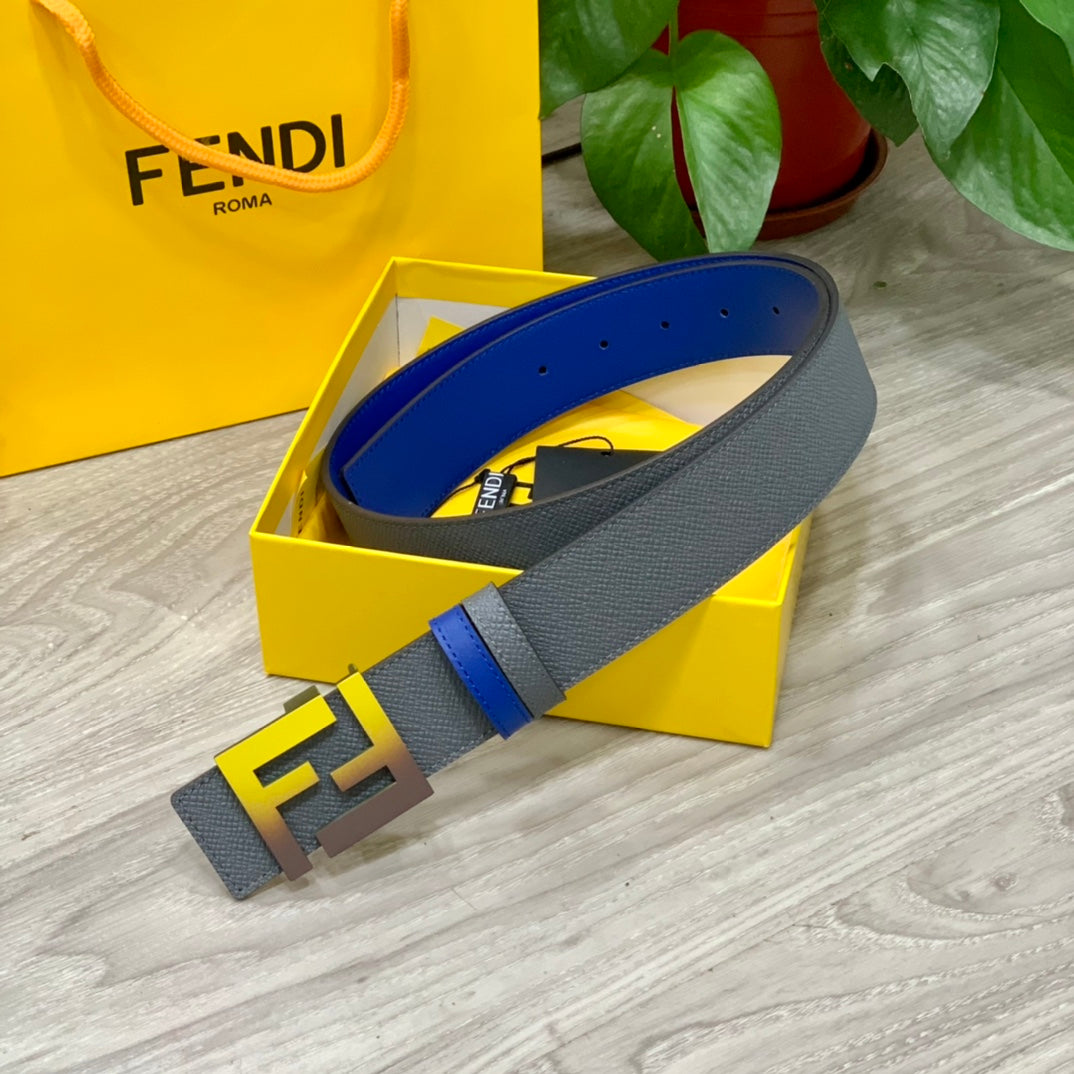 Double-sided calfskin belt width 40MM