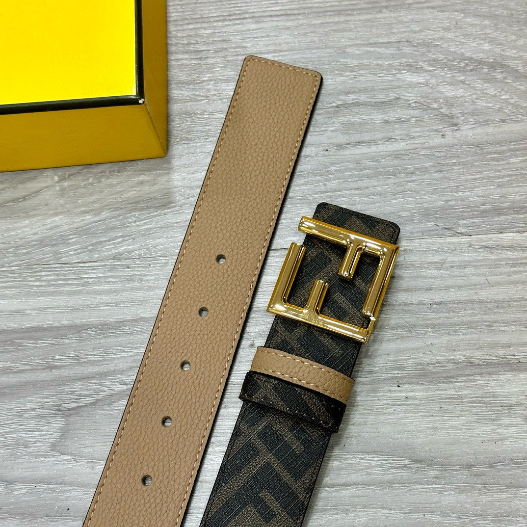 Double belt loops with leather material