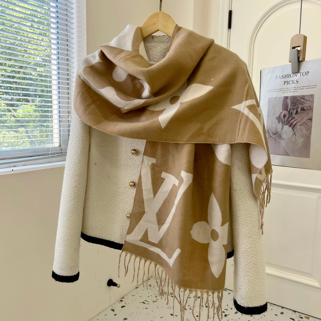 Soft Double-Sided Embossed Scarf