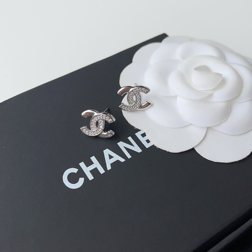 Mini Diamond Logo Luxury Earrings