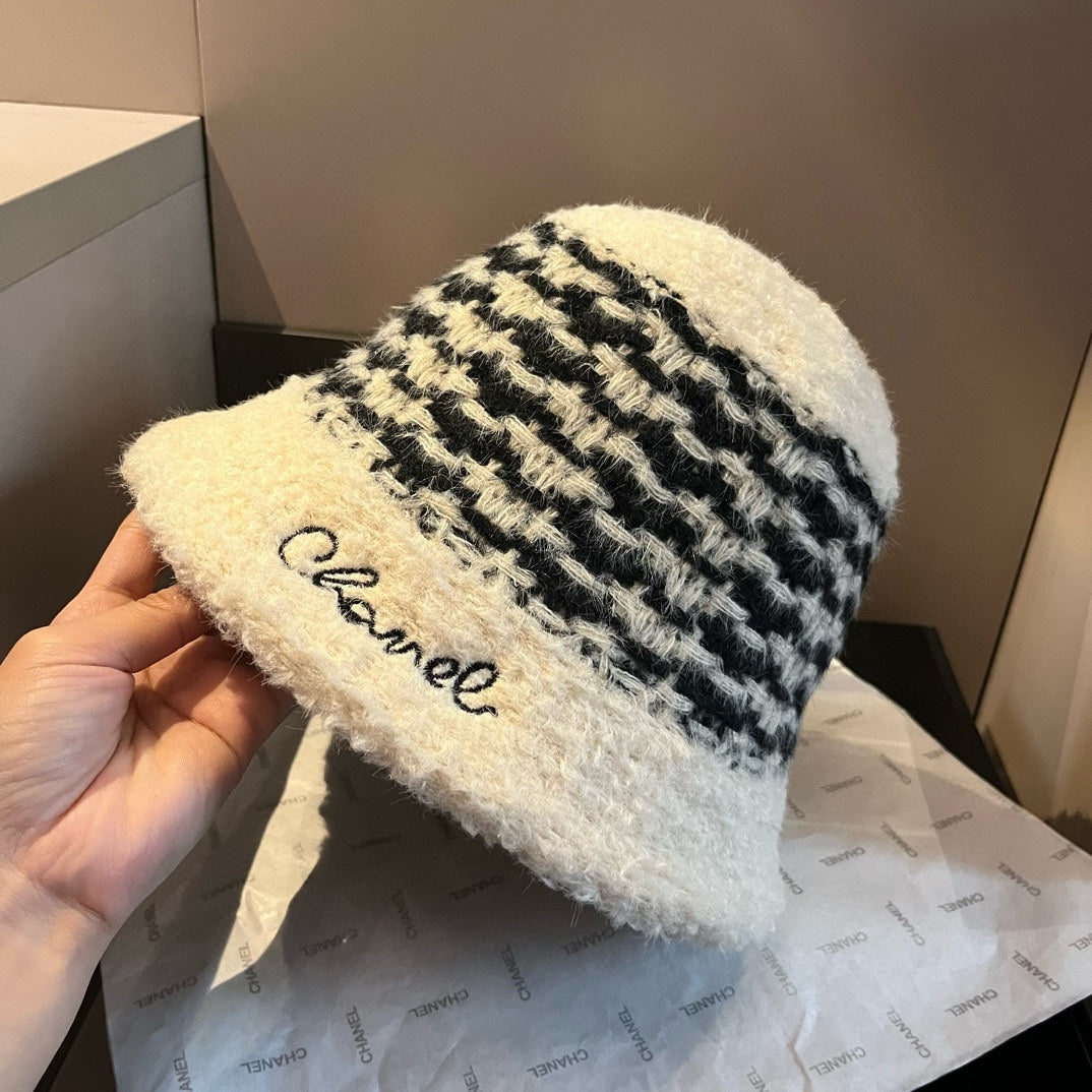 100% cashmere wool knitted hat