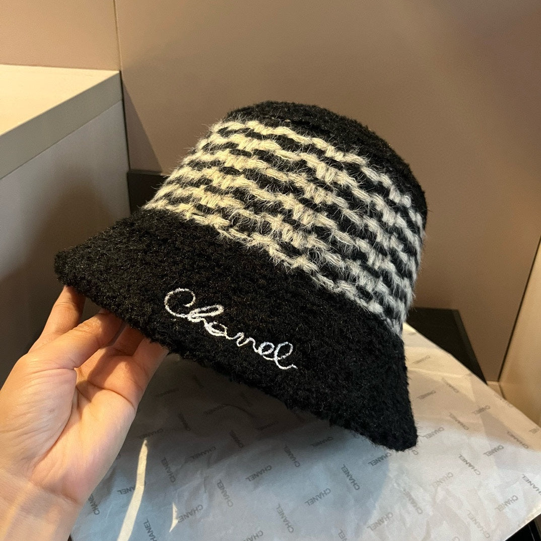 100% cashmere wool knitted hat