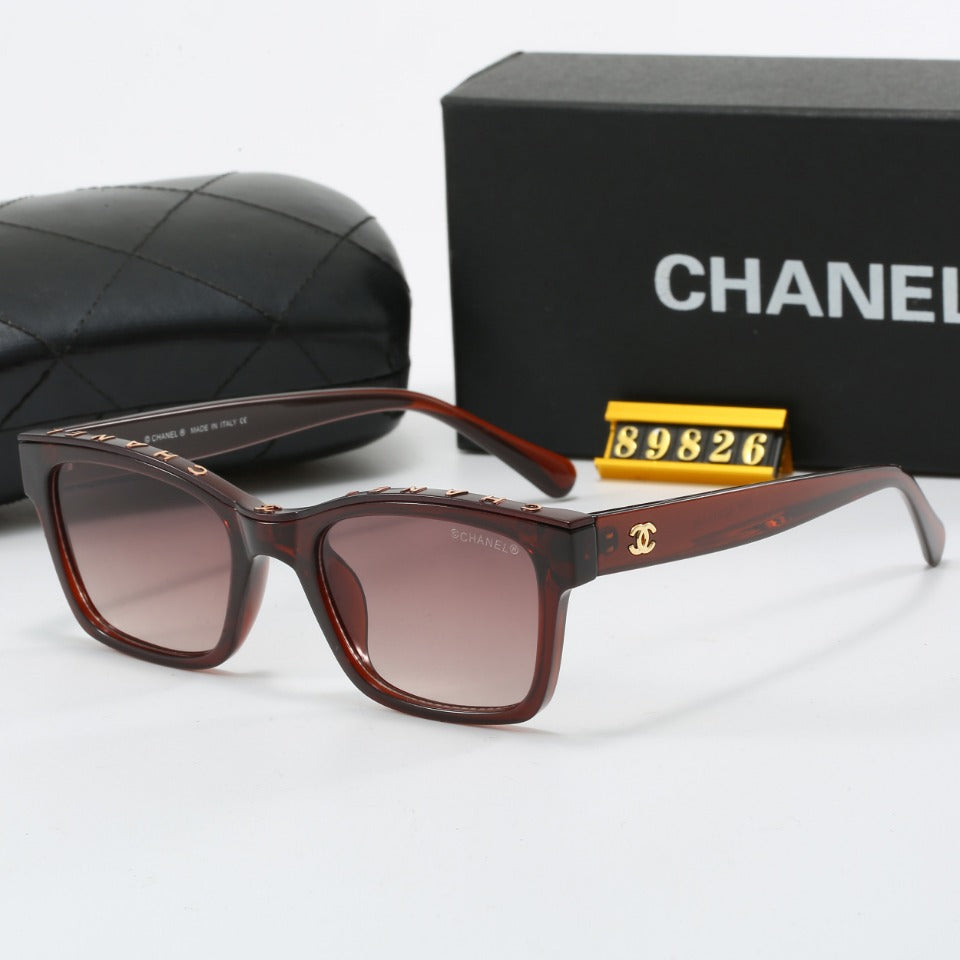 Stylish simple square frame sunglasses 89826