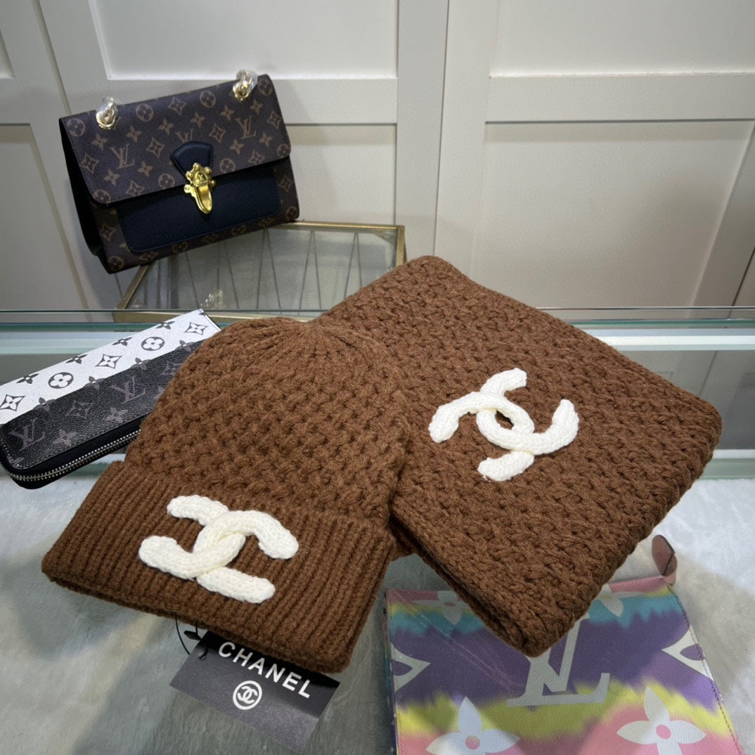 Autumn and winter new trend-fashion wool hat + scarf