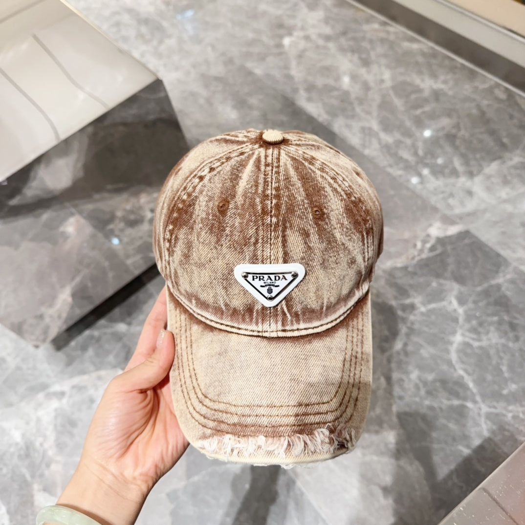 2024 Luxury Triangle Label Cowboy Baseball Cap