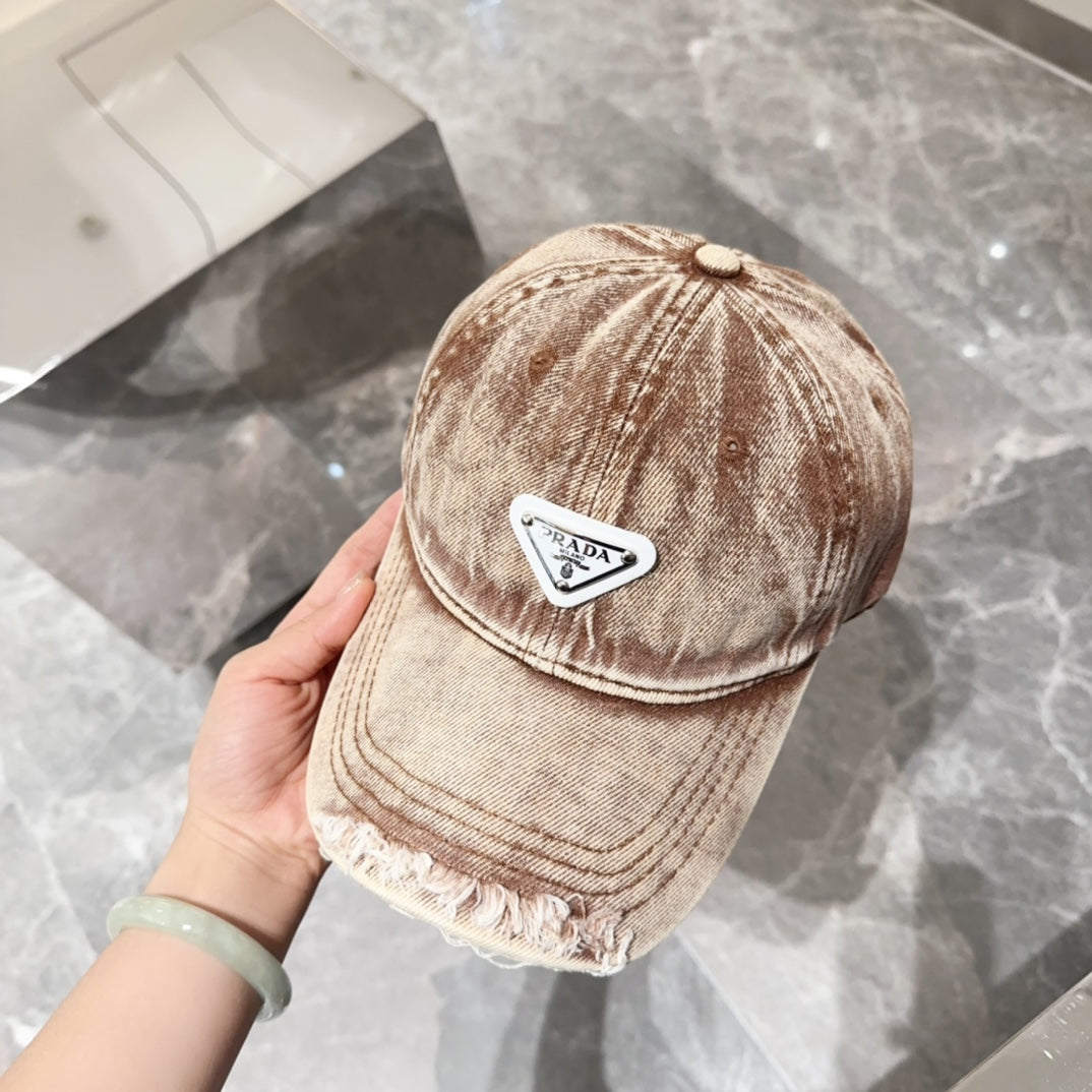 2024 Luxury Triangle Label Cowboy Baseball Cap