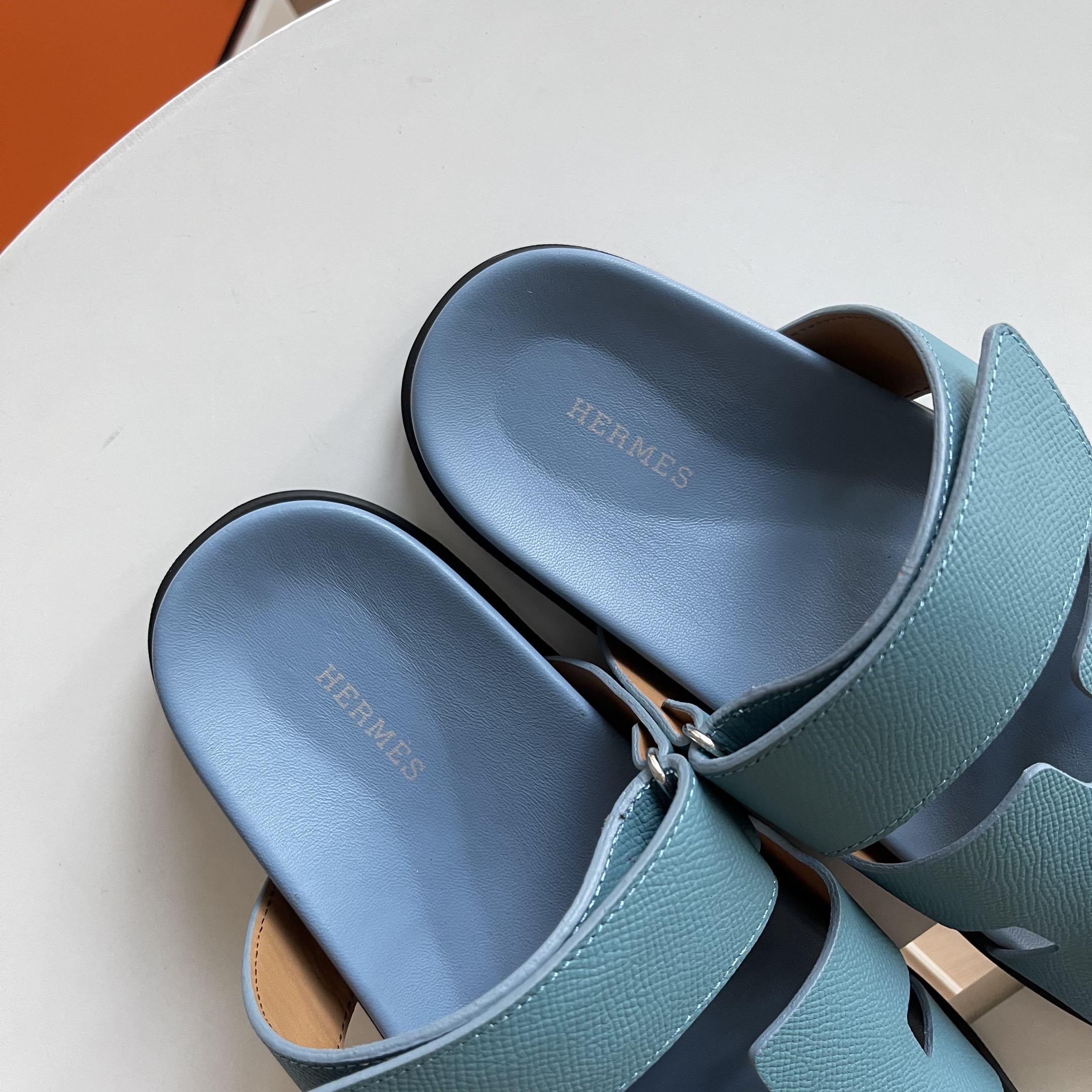 0424 The latest summer calfskin functional sandals