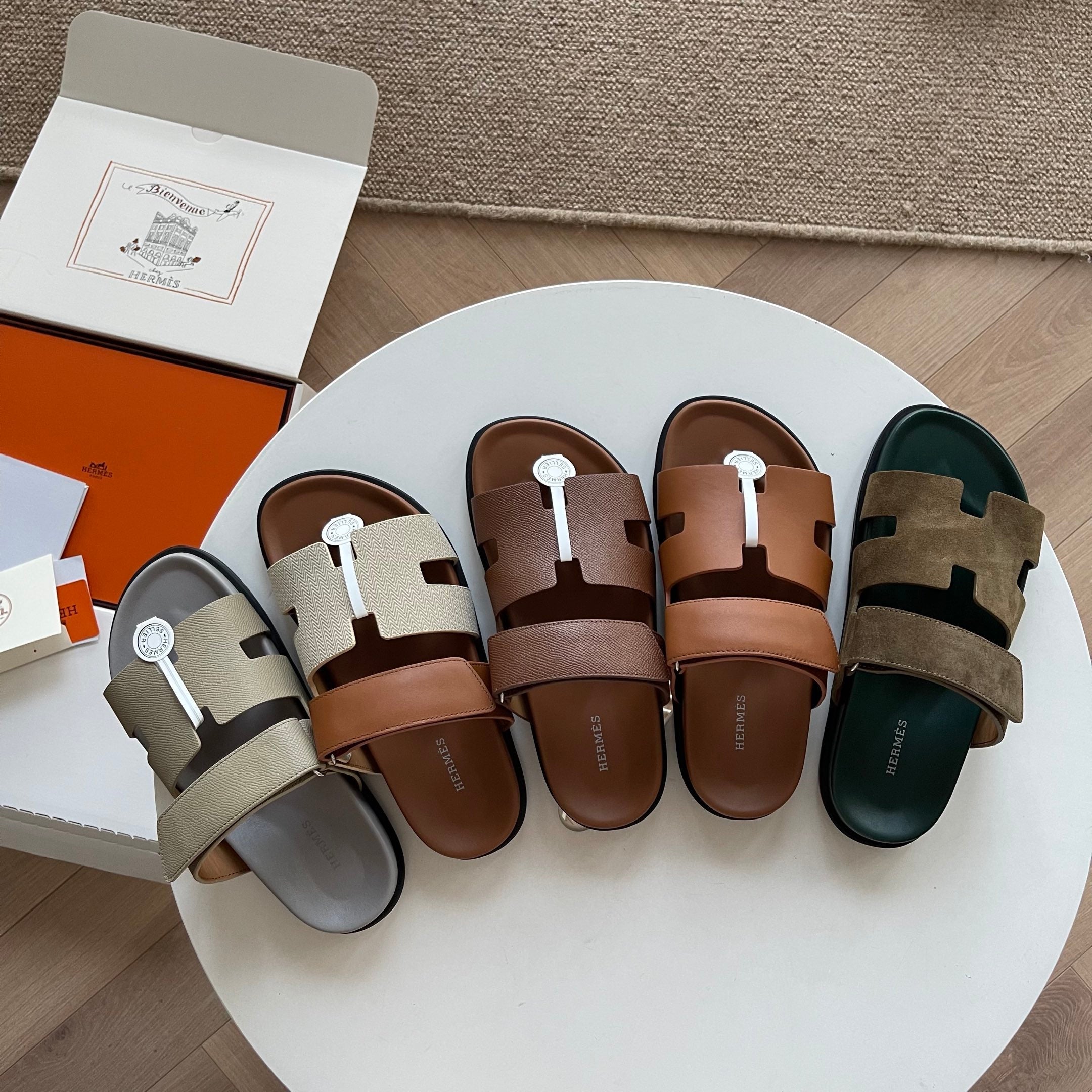 0425 The latest summer calfskin functional sandals(summer preferred)